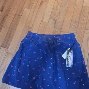 Kyodan Blue Skirt with Pink Accents